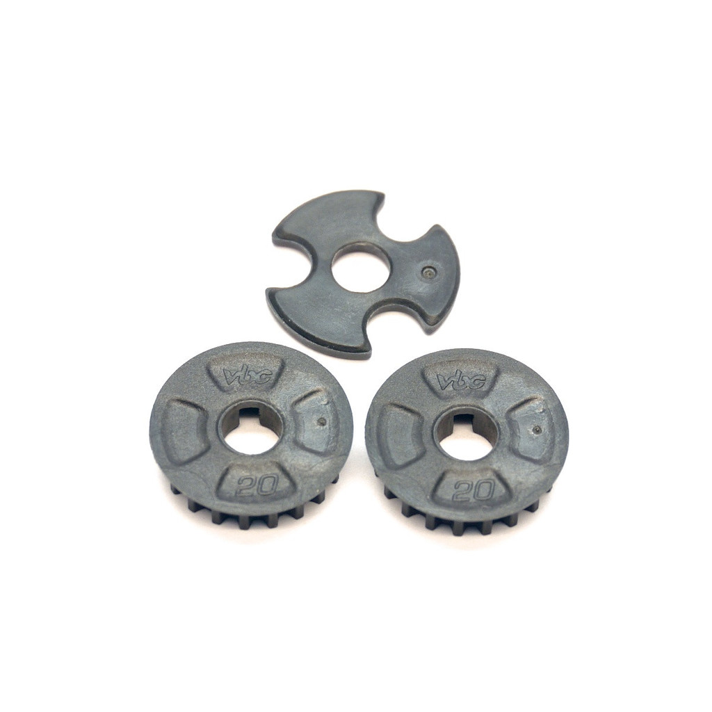 VBC Racing WildFire 20T Center Pulley/Pulley Spacer Set