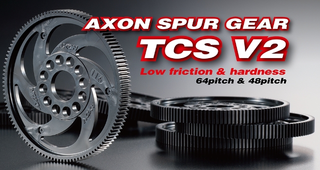 AXON SPUR GEAR TCS V2 64P 105TiTCJ[pj