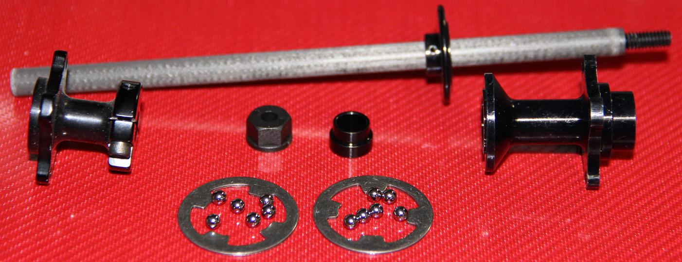 1/10th Axle Kit For World GT Pan Cars(Black) 