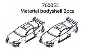 Material bodyshell : C72p