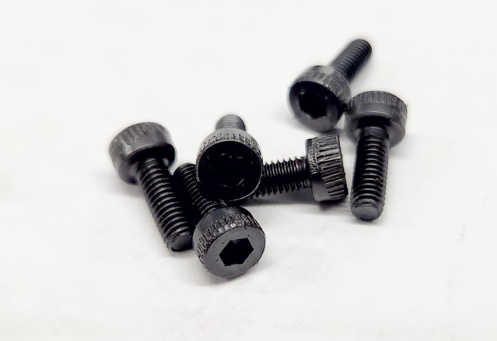 M3 x 8mm Alum Cap head Black