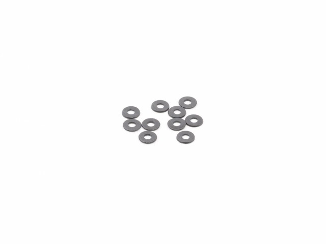 M2x5x0.5mm Delrin Spacers, 10 pcs