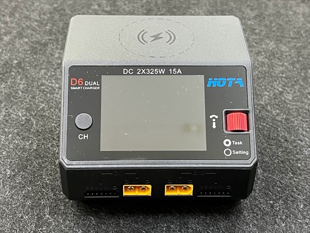 未使用】HOTA D6デュアルチャンネルスマート充電器