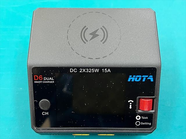 未使用】HOTA D6デュアルチャンネルスマート充電器