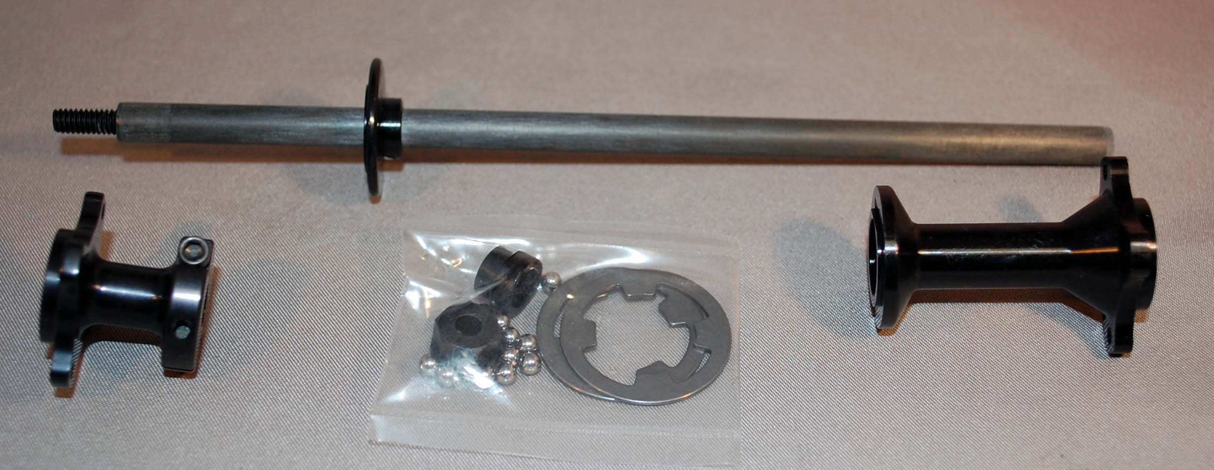 1/10th Associated Style Axle Kit For 235mm Wide On Road Cars(Black)