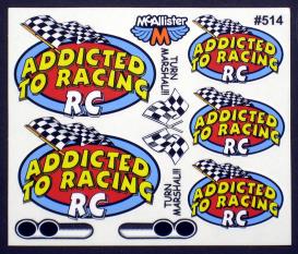 fJ[|Addicted to racing decal