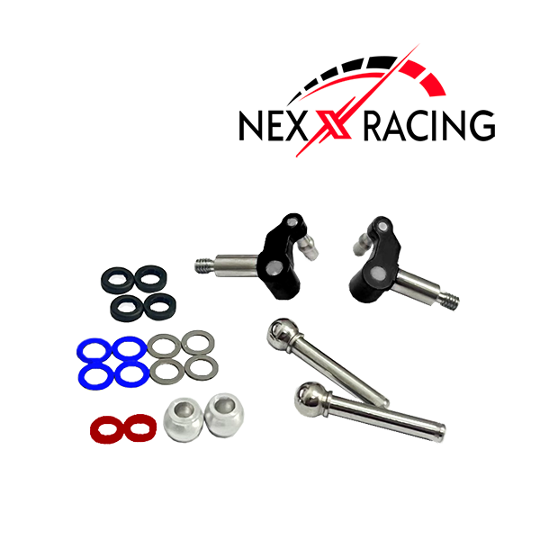 Nexx Racing Steering Knuckle Set For MR04-EVO2 Black