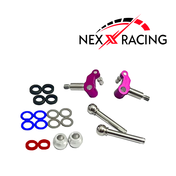 Nexx Racing Steering Knuckle Set For MR04-EVO2 Purple