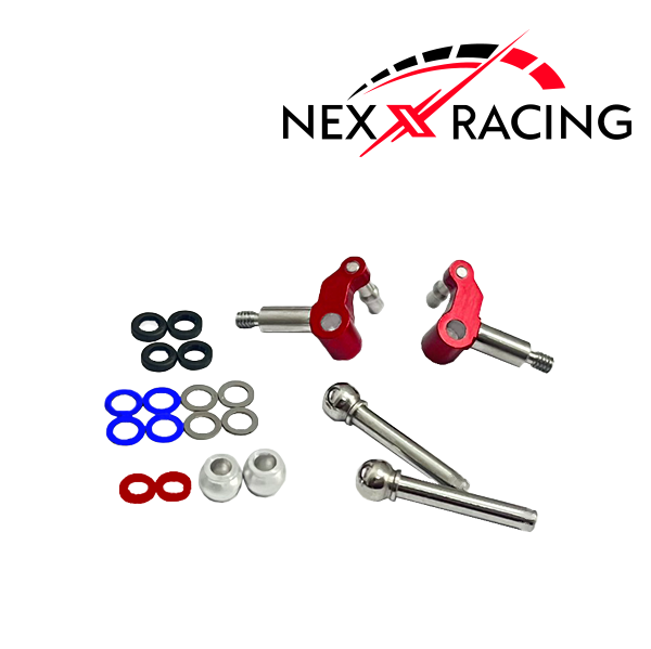 Nexx Racing Steering Knuckle Set For MR04-EVO2 Red