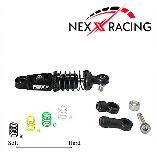 Nexx Racing Premium Dual Spring Center Oil Shock - Black