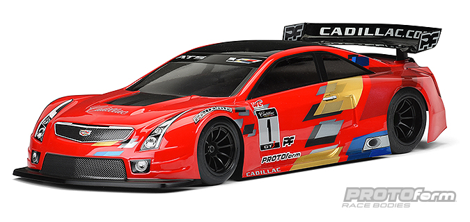 1/10XP[ Cadillac ATS-V.R Clear Body for 200mm Pan Car and TC 