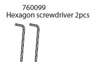 Hexagon screwdriver 2pc: C81p